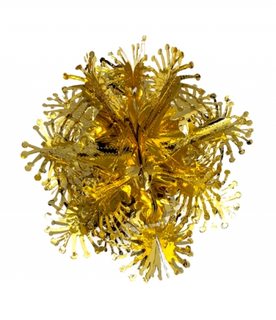 Dekorační koule z fólie zlatá 30 cm