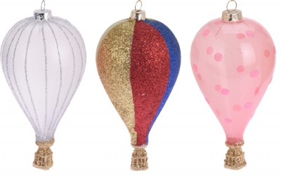 Barevný balón ze skla - 3 druhy