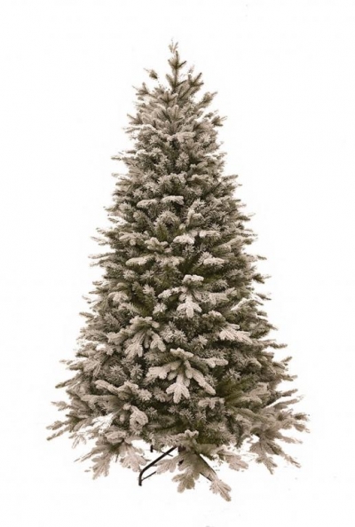 BLACK FRIDAY: Vánoční stromek FLOCK NOBLE - zasněžený z měkkého 3D jehličí