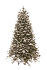 [BLACK FRIDAY: Vánoční stromek FLOCK NOBLE - zasněžený z měkkého 3D jehličí]